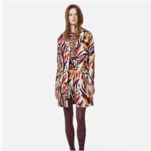 NWT Missoni for Target Colorful Iconic ZigZag Trench Coat Cotton Spring Easter M